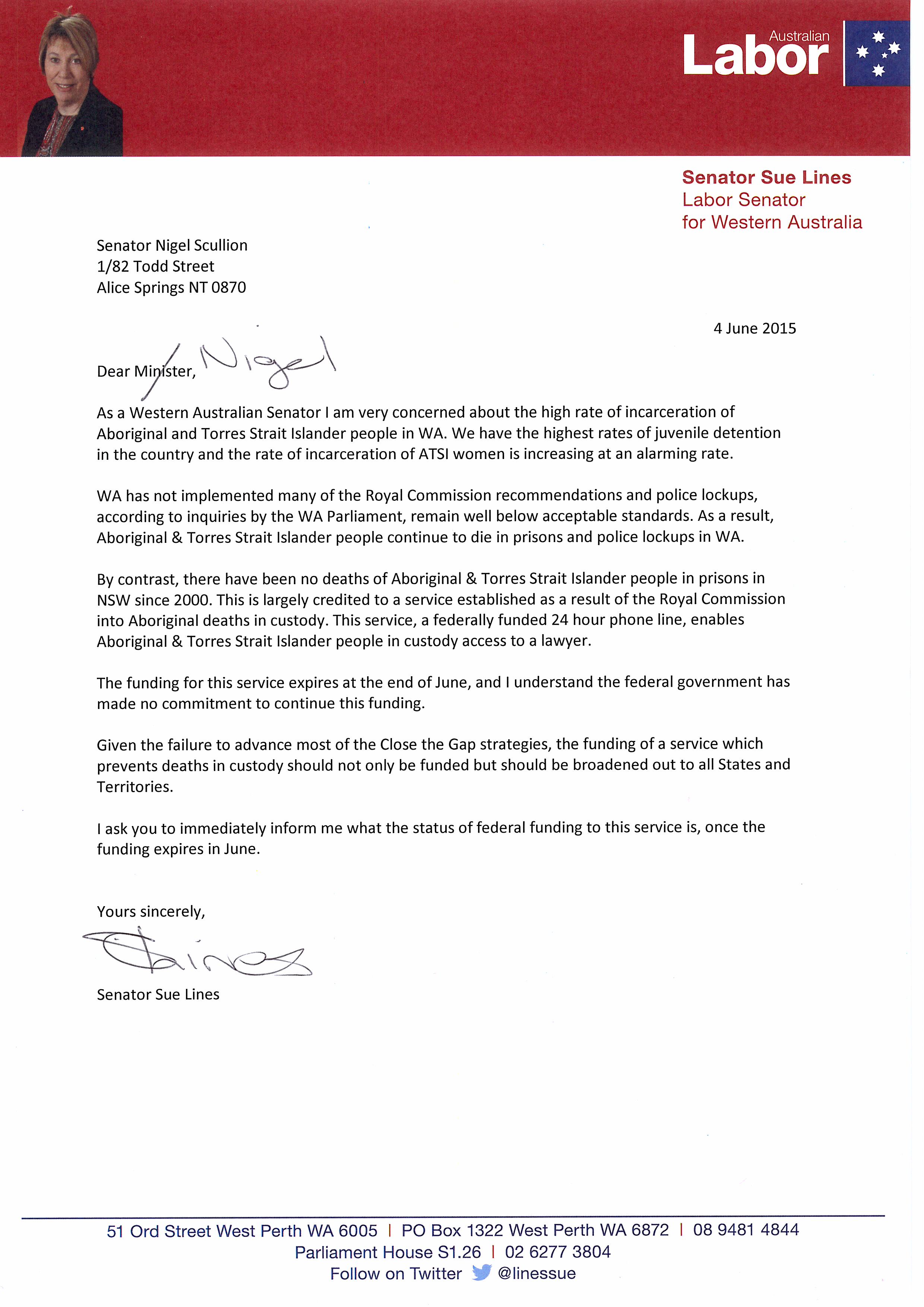 sue-lines-letter-to-senator-nigel-scullion-closing-the-gap